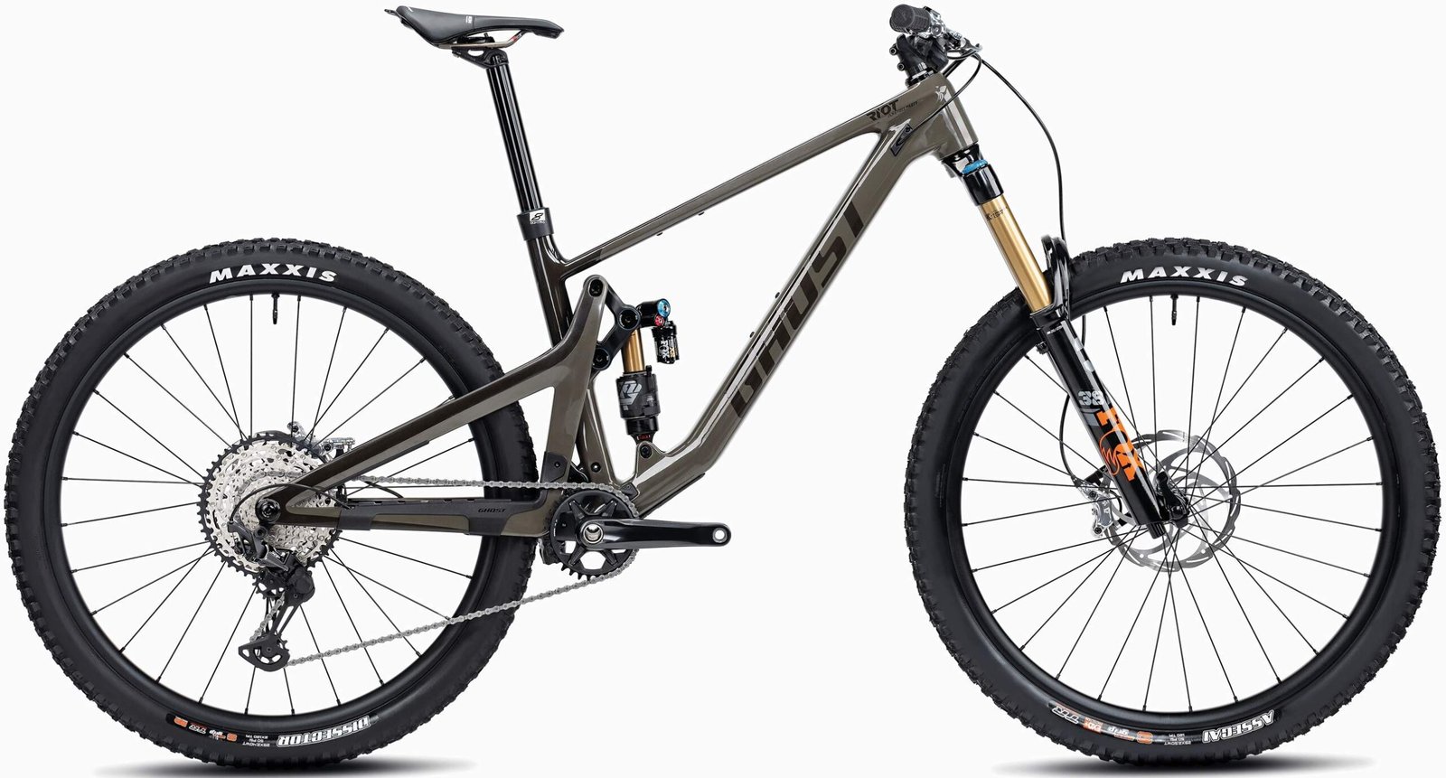 Bicicleta Ghost Riot AM CF/CF 160/140 Full Party 2025