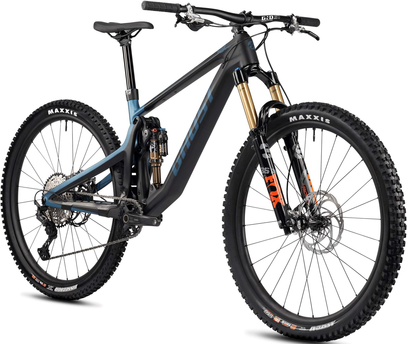 Bicicleta Ghost Riot Trail CF/CF 150/140 Full Party 2025 - Imagen 5