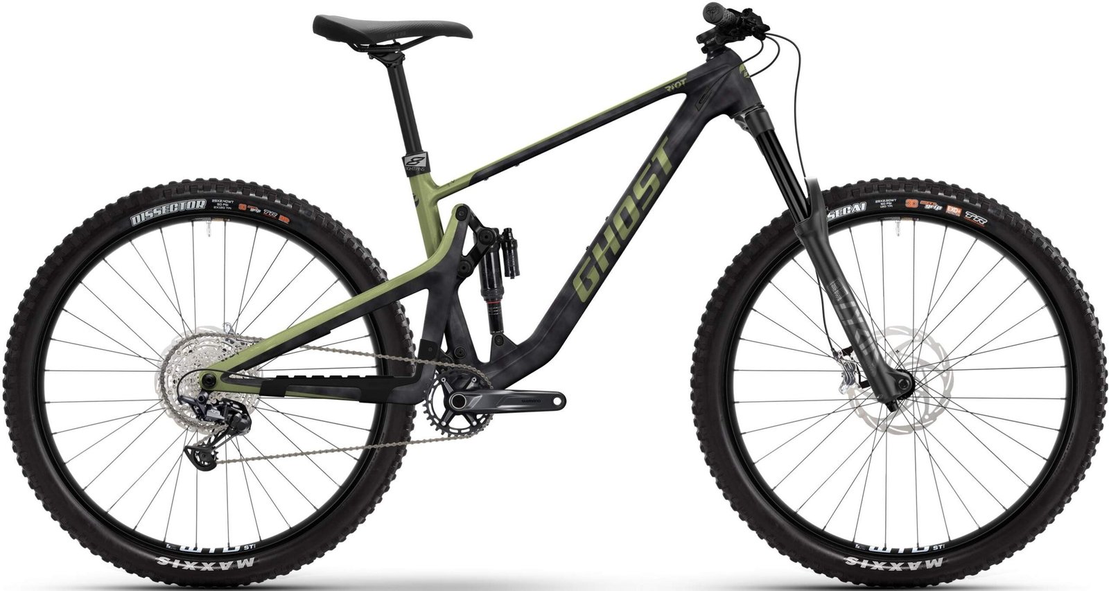 Bicicleta Ghost Riot Trail CF/CF 150/140 Pro 2025